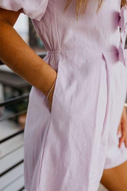 Triple Ribbon Romper