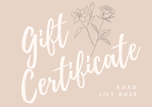 Lily Rose Gift Card